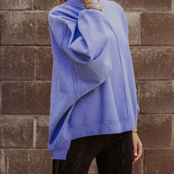 SOLD NWT Free People rippling water uptown pullove - Picture 2 of 12